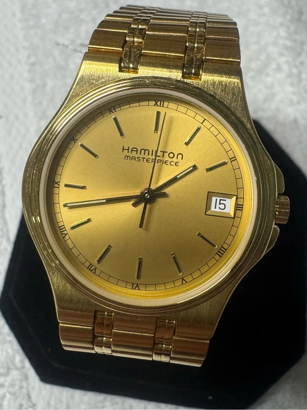 #031 Hamilton Gold-Tone Men's Dress Watch